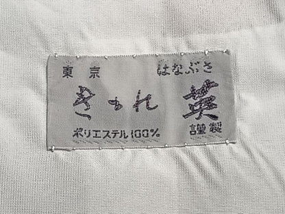 平和屋着物▽洗える最高級着物　＜英＞はなぶさ謹製　江戸小紋　単衣　鮫小紋柄　CAAS2417xi