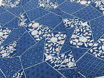 平和屋着物▽小紋 単衣 辻が花 洗える着物 CAAS2419xi