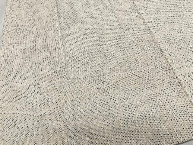 平和屋着物▽本塩沢 単衣 風景文 正絹 逸品 CAAS2423xi