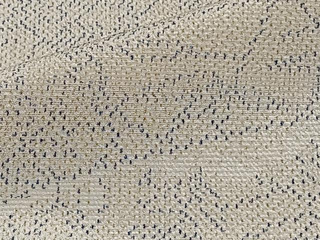 平和屋着物▽本塩沢 単衣 風景文 正絹 逸品 CAAS2423xi