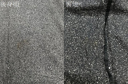 平和屋着物▽訪問着　単衣　枝花文　たたき染め　黒地　金彩　正絹　逸品　CAAS2428xi