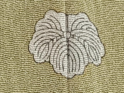 平和屋着物▽上質な色無地 単衣 若菜色 正絹 逸品 CAAS2450xi
