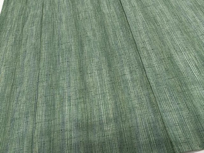 平和屋着物▽上質な紬 単衣 縞 正絹 逸品 CAAS2454xi