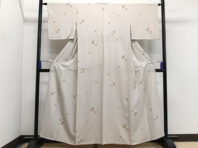 平和屋着物▽上質な小紋 単衣 源氏香 金彩 正絹 逸品 CAAS2468xi