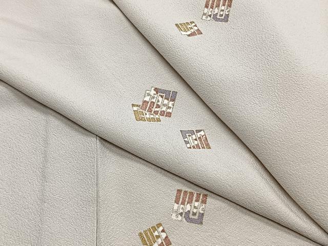 平和屋着物▽上質な小紋 単衣 源氏香 金彩 正絹 逸品 CAAS2468xi