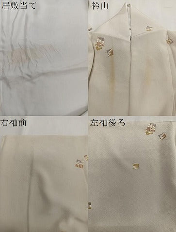 平和屋着物▽上質な小紋 単衣 源氏香 金彩 正絹 逸品 CAAS2468xi