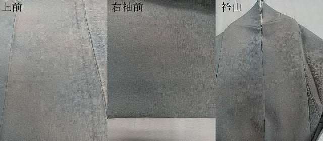 平和屋着物▽上質な小紋 単衣 作家物 ふくれ織 暈し染め 正絹 逸品 CAAS2472xi