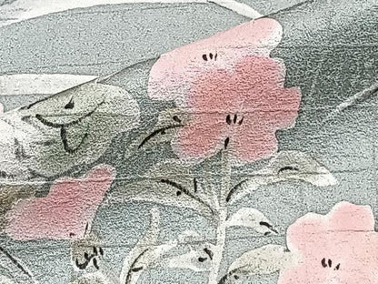 平和屋着物▽訪問着 単衣 枝花文 正絹 逸品 CAAS2479xi