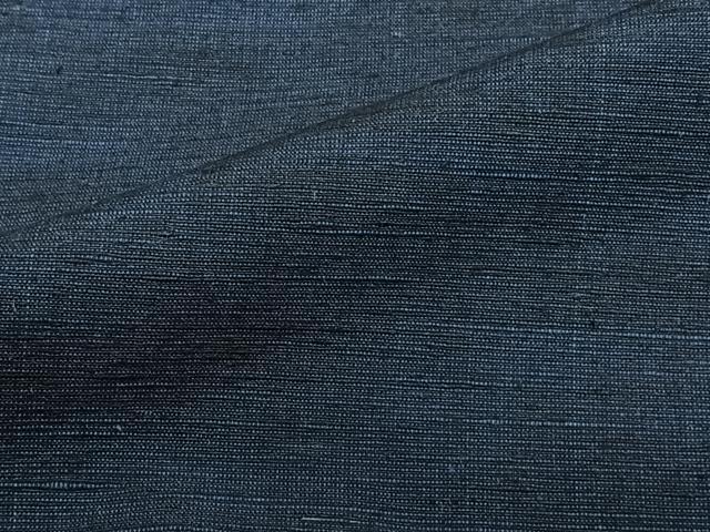 平和屋着物▽男性 紬 単衣 アンサンブル 紺青色 正絹 逸品 CAAS2485xi