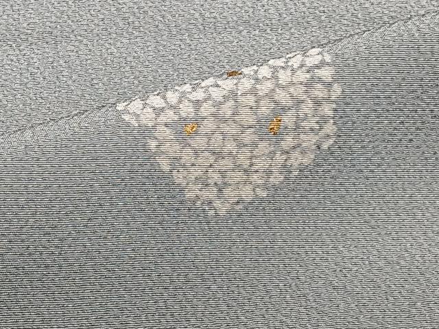 平和屋着物▽上質な小紋　単衣　舞桜　金彩　正絹　逸品　CAAS2488xi