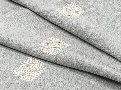 平和屋着物▽上質な小紋　単衣　舞桜　金彩　正絹　逸品　CAAS2488xi