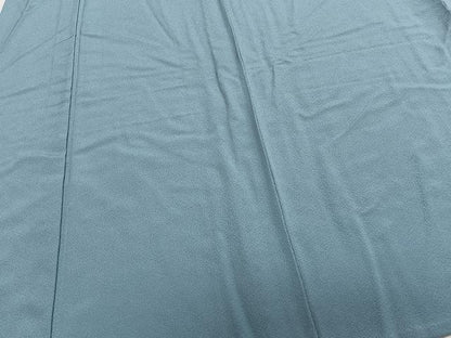 平和屋着物▽上質な色無地 単衣 水浅葱色 正絹 逸品 CAAS2490xi