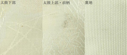 平和屋着物＊夏物　六通柄袋帯　草花文　金銀糸　正絹　逸品　CAAS3460eg