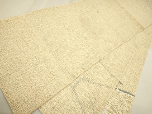 平和屋着物＊夏物　太鼓柄袋帯　露芝文　銀糸　正絹　逸品　CAAS3526eg