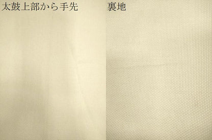 平和屋着物＊夏物　六通柄　本袋帯　流水花筏文　銀糸　正絹　逸品　CAAS3546eg