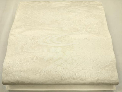 平和屋着物＊夏物　六通柄　本袋帯　流水花筏文　銀糸　正絹　逸品　CAAS3546eg