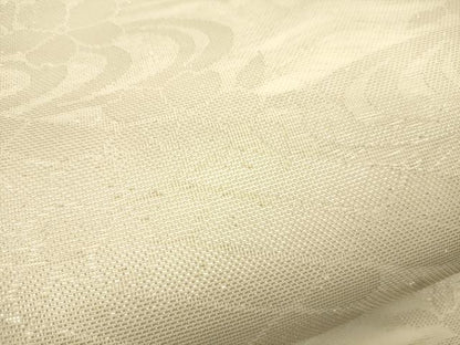 平和屋着物＊夏物　六通柄　本袋帯　流水花筏文　銀糸　正絹　逸品　CAAS3546eg