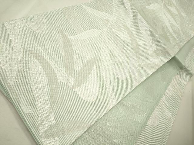 平和屋着物＊夏物 六通柄 京袋帯 流水草木文 銀糸 CAAS3568eg