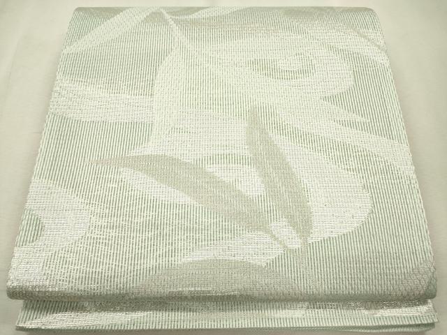 平和屋着物＊夏物 六通柄 京袋帯 流水草木文 銀糸 CAAS3568eg