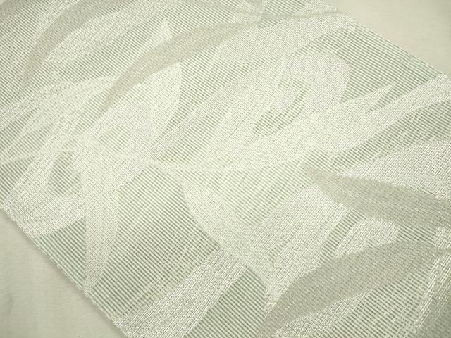 平和屋着物＊夏物 六通柄 京袋帯 流水草木文 銀糸 CAAS3568eg