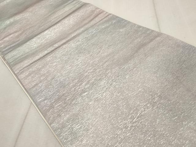 平和屋着物◎全通柄袋帯 霞文 銀糸 正絹 逸品 CAAS4085qe