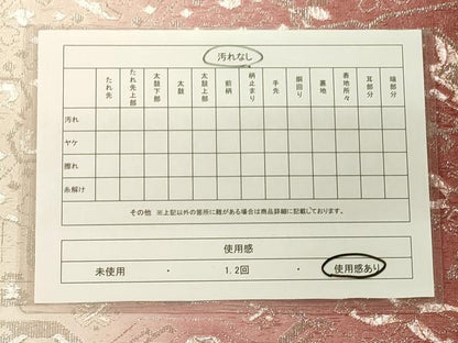 平和屋着物◎六通柄袋帯 幾何学文様 銀糸 正絹 逸品 CAAS4572ft