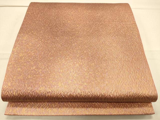 平和屋着物◎六通柄袋帯 霞文 金糸 正絹 逸品 CAAS4690ft
