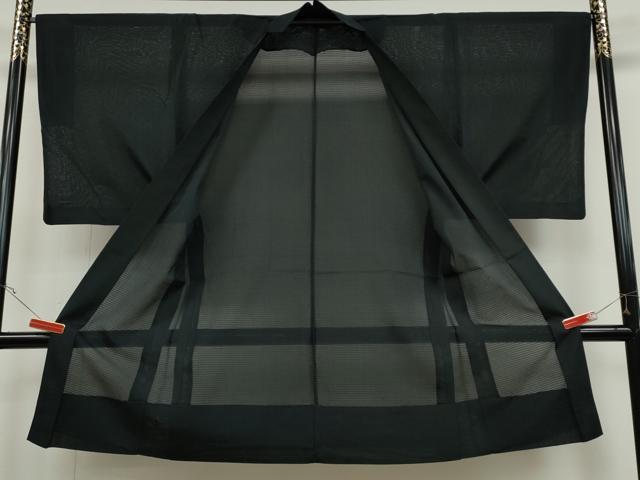 平和屋着物▽男性 長羽織 スリーシーズン 春夏秋 塵除け 紗 羊羹色 正絹 逸品 CAAS4996ut