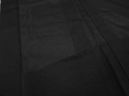 平和屋着物▽男性 スリーシーズン 春夏秋 塵除け 黒紋付 長羽織 絽 正絹 逸品 CAAS5084ut