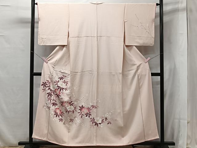平和屋着物□訪問着 枝花文 正絹 逸品 CAAS6364kb