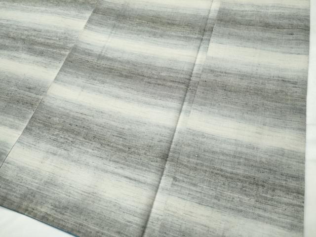 平和屋着物●上質な紬　霞文　正絹　逸品　CAAS6719yc