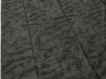 平和屋着物●本場大島紬 泥染め 葡萄 正絹 逸品 未使用 CAAS6725yc