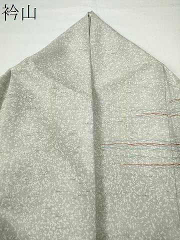 平和屋着物●石川県指定無形文化財 牛首紬 白山工房 訪問着 刺繍 霞文 正絹 逸品 CAAS6728yc