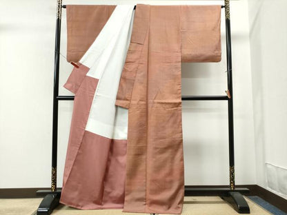 平和屋着物●上質な紬 喜匠作 霞文 正絹 逸品 CAAS6739yc