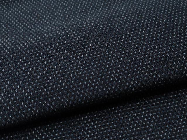 平和屋着物●本塩沢 十字絣 正絹 逸品 CAAS6744yc