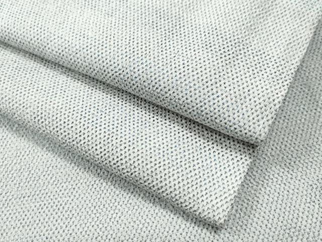 平和屋着物●本塩沢 蚊絣 霞文 正絹 逸品 CAAS6752yc