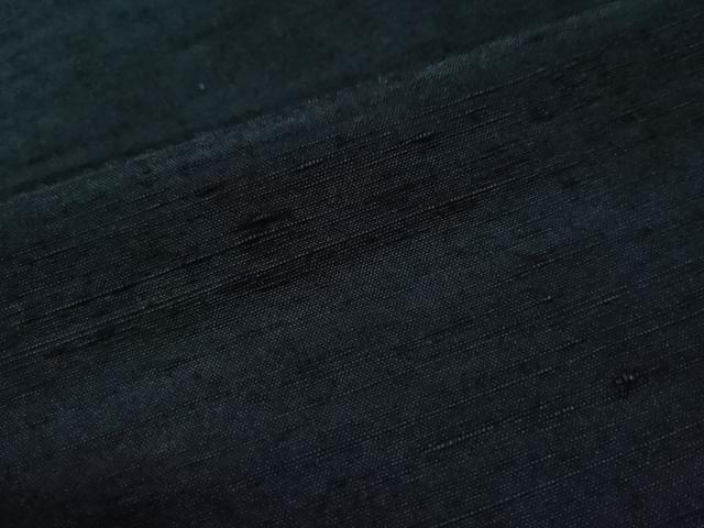 平和屋着物●男性 紬 アンサンブル 色無地 濃藍色 正絹 逸品 未使用 CAAS6827yc