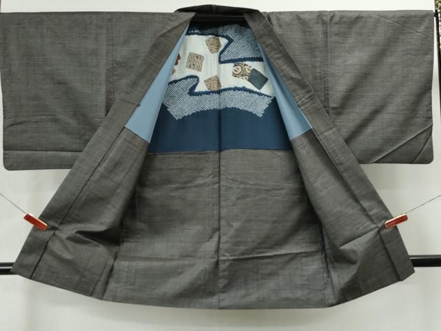 平和屋着物●男性 本場大島紬 アンサンブル 100亀甲 総詰め 正絹 逸品 CAAS6839yc
