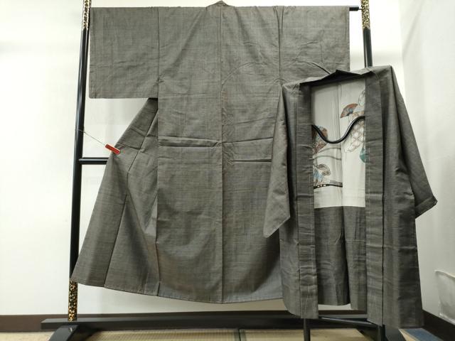 平和屋着物●男性 本場大島紬 アンサンブル 100亀甲 総詰め 正絹 逸品 CAAS6845yc