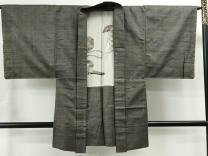 平和屋着物●男性 本場大島紬 アンサンブル 100亀甲 総詰め 正絹 逸品 CAAS6845yc
