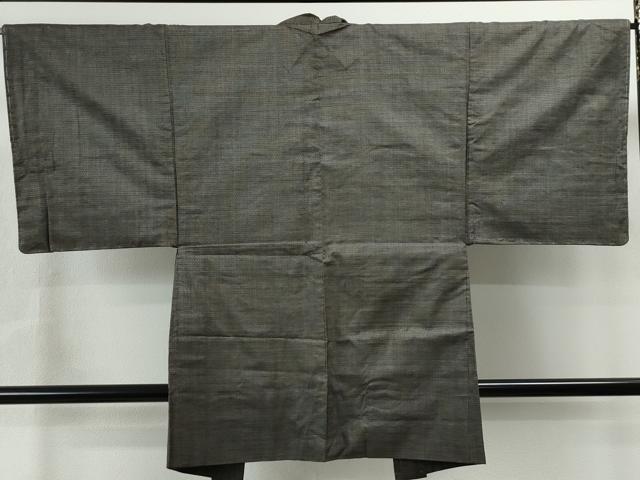 平和屋着物●男性 本場大島紬 アンサンブル 100亀甲 総詰め 正絹 逸品 CAAS6845yc