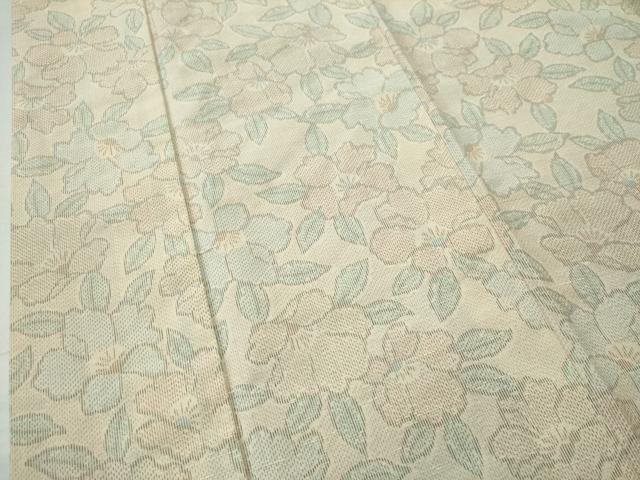 平和屋着物●上質な紬 舞花文 正絹 逸品 CAAS6862yc