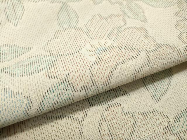 平和屋着物●上質な紬 舞花文 正絹 逸品 CAAS6862yc