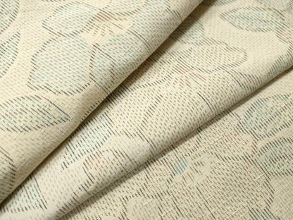 平和屋着物●上質な紬 舞花文 正絹 逸品 CAAS6862yc