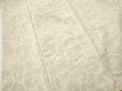 平和屋着物●上質な紬 唐草文 正絹 逸品 CAAS6877yc