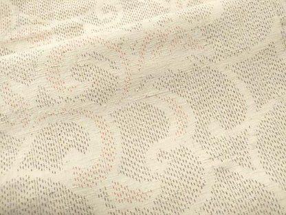 平和屋着物●上質な紬 唐草文 正絹 逸品 CAAS6877yc