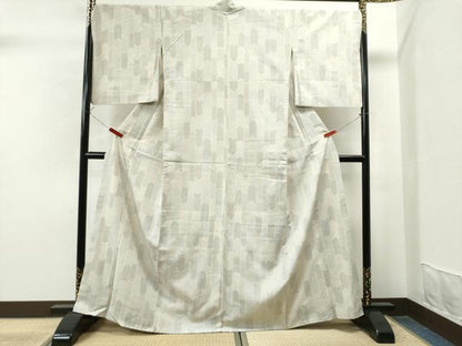 平和屋着物●本塩沢 110亀甲 吉祥文 やまと金ラベル 胴抜き仕立て 正絹 逸品 CAAS6882yc