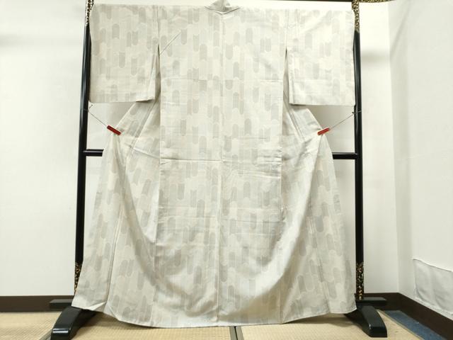 平和屋着物●本塩沢 110亀甲 吉祥文 やまと金ラベル 胴抜き仕立て 正絹 逸品 CAAS6882yc