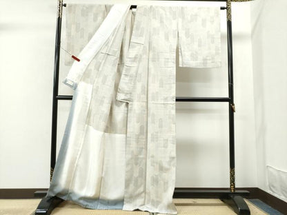 平和屋着物●本塩沢 110亀甲 吉祥文 やまと金ラベル 胴抜き仕立て 正絹 逸品 CAAS6882yc