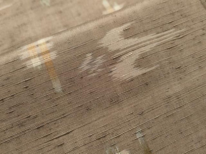 平和屋着物●上質な紬 絵絣 正絹 逸品 CAAS6883yc